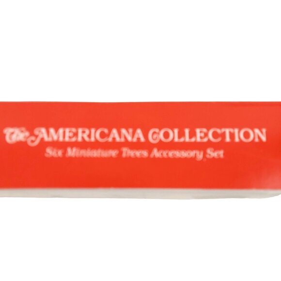 Liberty Falls Americana Collection 6 Miniature Trees Blue Christmas Bottle Brush - Picture 6 of 9